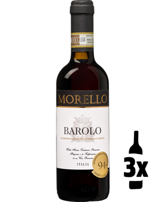 (3x0,375L) Morello Barolo Probeerpakket kleine flesjes (3x0,375L) Morello Barolo Probeerpakket kleine flesjes
