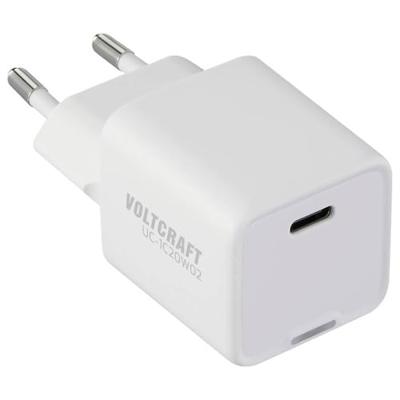 VOLTCRAFT UC-1C20W02 USB-oplader 20 W 1x USB-C GaN 10 stuks. VOLTCRAFT UC-1C20W02 USB-oplader 20 W 1x USB-C GaN 10 stuks.
