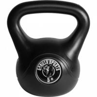 Kettlebell 5 kg zwart kunststof - thumbnail