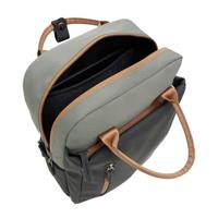 New Rebels Ferron Miami Rugzak 9L Waterafstotende Laptop Rugtas 13 inch Schooltas en Werktas van PU Nylon Comfortabel Antracite - thumbnail