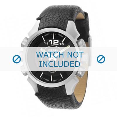 Diesel horlogeband DZ4122 Leder Zwart