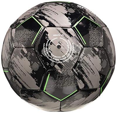 SportX voetbal 22 cm 330-350 g zwart/grijs/neon groen SportX voetbal 22 cm 330-350 g zwart/grijs/neon groen