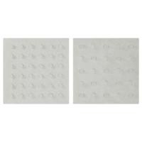 Wanddecoratie Home ESPRIT Wit Hout MDF Modern 80 x 6,5 x 80 cm - thumbnail