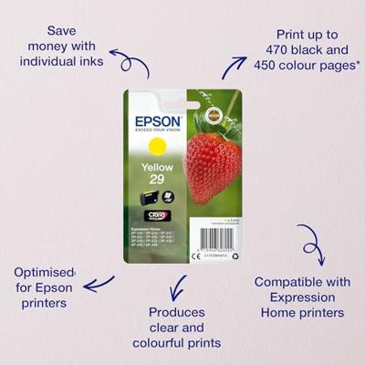 Epson Inktcartridge 29 Origineel Geel C 13 T 29844012 - thumbnail