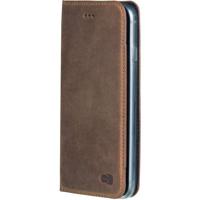 Senza Raw Leather Booklet Apple iPhone 6/6S Chestnut Brown - thumbnail