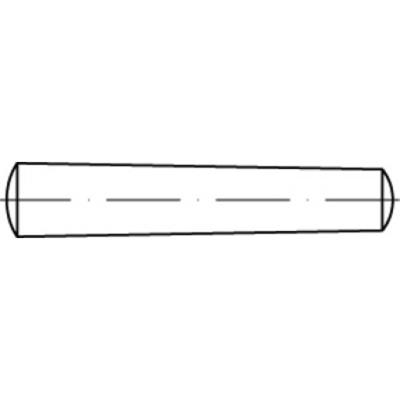 TOOLCRAFT TO-5394402 Conische pen 20 mm Staal 10 stuk(s)