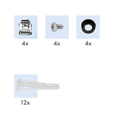 LogiLink NP0076 16 poorten Patchpaneel 483 mm (19) CAT 6A 1 HE Zwart LogiLink NP0076 16 poorten Patchpaneel 483 mm (19) CAT 6A 1 HE Zwart