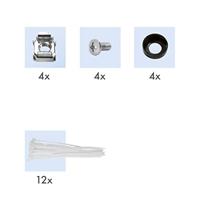 LogiLink NP0076 16 poorten Patchpaneel 483 mm (19) CAT 6A 1 HE Zwart - thumbnail