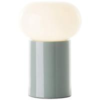 Brilliant Groene tafellampKnut met wit glas - 99002/84 - thumbnail