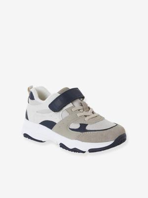 Baskets met elastische veters en klittenband voor kinderen ecru Baskets met elastische veters en klittenband voor kinderen ecru