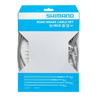 SHIMANO remkabelset "road sil-tec" br.cab.set shim.road sil-tec high tech grey