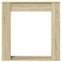 Haardombouw 100x20x100 cm bewerkt hout sonoma eikenkleurig - thumbnail
