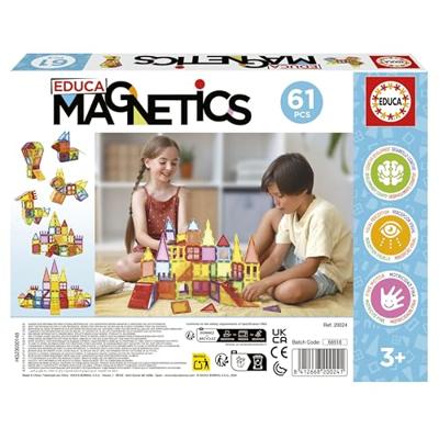 Magnetische puzzel 61 stukjes EDUCA meerkleurig