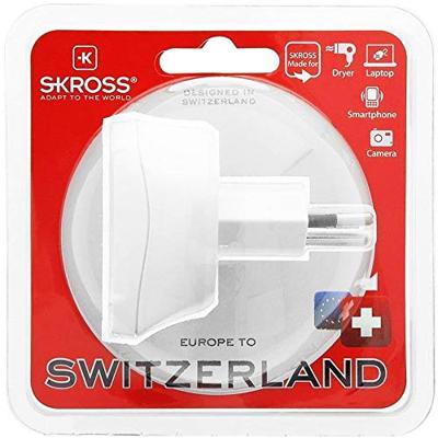 Reisadapter Europa-naar-Zwitserland Geaard - thumbnail