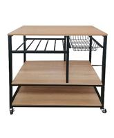 ERRO Keukentrolley op wieltjes - keukenrek - 80x40x85cm - thumbnail