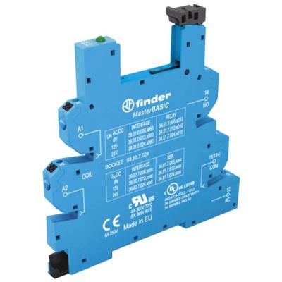Finder 93.60.8.230 Relaissocket Met houderbeugel, Met LED, Met EMC-ontstoringsschakeling Geschikt voor serie: Finder serie 34 Finder 34.51, Finder 34.81 Tray 1 Finder 93.60.8.230 Relaissocket Met houderbeugel, Met LED, Met EMC-ontstoringsschakeling Geschikt voor serie: Finder serie 34 Finder 34.51, Finder 34.81 Tray 1