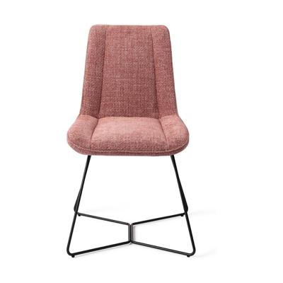 Jesper Home Umedo eetkamerstoel Scarlet Grain beehive black