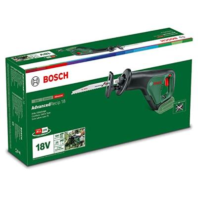 Bosch Groen AdvancedRecip 18 | Accu Reciprozaag | Incl. accupack + oplader + zaagblad | In doos - 06033B2403 - thumbnail