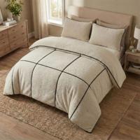 Sleeptime Teddy Trim Beige 140 x 200/220 cm - thumbnail