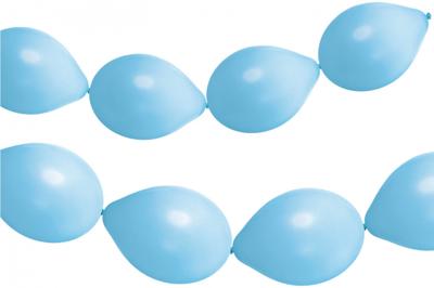 Knoopballonnen Babyblauw (3m)