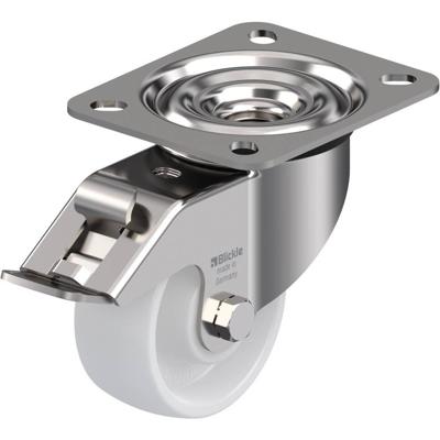 Blickle LEX-PO 75XR-FI Zwenkwiel met rem Wieldiameter: 75 mm Draagvermogen (max.): 150 kg 1 stuk(s)
