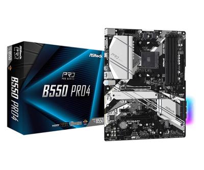 Asrock B550 Pro4 Socket AM4 ATX AMD B550 - thumbnail