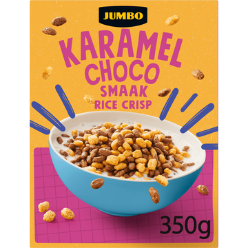 Jumbo Karamel Choco Smaak Rice Crisp 350 g