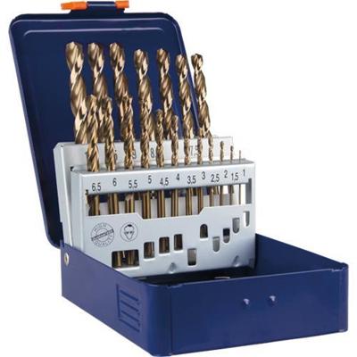 Rotec Spiraalborenset 1-10x0.5mm hss-e 19-delig