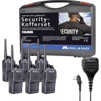 Midland G15 Pro NC PMR 6er Security inkl. MA 25-M C1127.S5 PMR-portofoon Set van 6 stuks - thumbnail