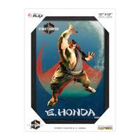 Pixel Frames Plax - Street Fighter 6: E. Honda (25cm x 30cm) - thumbnail