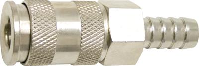 Euroline luchtkoppeling - ventielsteekkoppeling - snelkoppeling met slangtule - 10mm