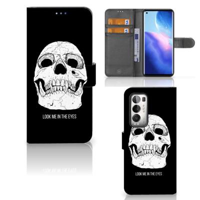 Telefoonhoesje met Naam OPPO Find X3 Neo 5G Skull Eyes Telefoonhoesje met Naam OPPO Find X3 Neo 5G Skull Eyes