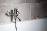 Badkraan Opbouw Sapho Minimal Mengkraan 1-hendel 21.5 cm RVS Sapho - thumbnail