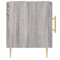 Nachtkastjes 2 st 40x40x50 cm bewerkt hout grijs sonoma eiken - thumbnail