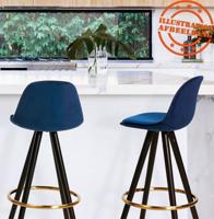 ALTEREGO CHICAGO Barkruk - Zwart - thumbnail