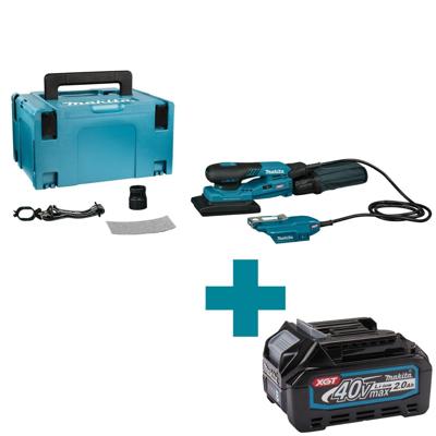 Makita BO005CGZJNL Accu vlakschuurmachine 80x133mm XGT 40 V Max Basic Body in Mbox