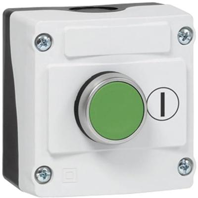 BACO 224210 LBX10110 Druktoets In behuizing 1 knop Groen Druk-ontgrendeling 1 stuk(s) Piece