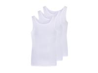 LIVERGY 3 stuks heren onderhemden (Wit, 4XL) - thumbnail