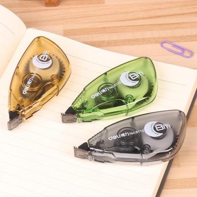 N81427 2 PC'S grote capaciteit voortdurend met correctie tape leren tools student briefpapier geschenken (willekeurige kleur levering)
