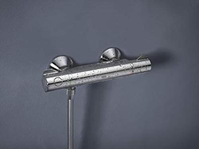 GROHE Grohtherm 800 douchekraan thermostatisch met koppelingen EcoJoy en volumegreep met ecobutton chroom 34558000 - thumbnail