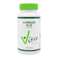 Vitiv Lijnzaadolie 1000mg (100 Softgels) - thumbnail
