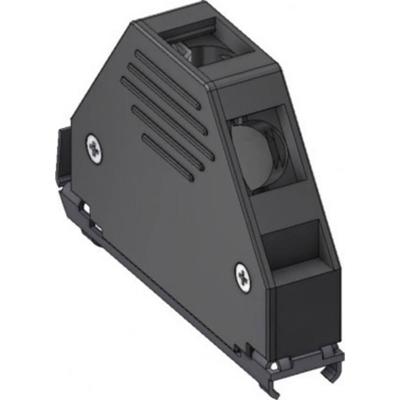 Deltron Connectors DCE 37 D-sub behuizing Aantal polen: 37 Plastic 180 °, 45 ° Zwart 1 stuk(s)