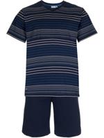 Pastunette Shortama met V-hals blauw - thumbnail