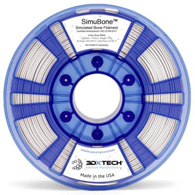 3D Xtech BON2030750W Simubone Modeling Filament PLA kunststof Antibacterieel, Geurarm 2.85 mm 750 g Wit 1 stuk(s) 3D Xtech BON2030750W Simubone Modeling Filament PLA kunststof Antibacterieel, Geurarm 2.85 mm 750 g Wit 1 stuk(s)