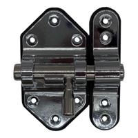 Deurklink EDM 85526 Zilverkleurig 30 mm Versterkt - thumbnail