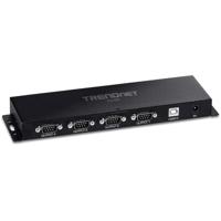 TRENDnet 4 Port USB to Serial RS232 Adapter, W125956191 (Adapter) - thumbnail