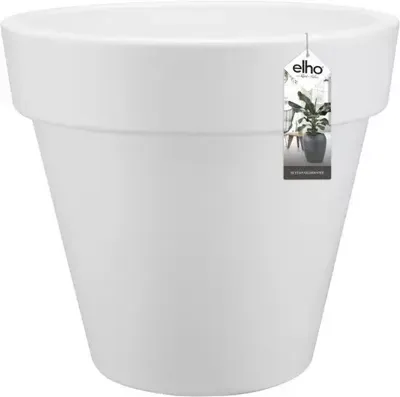 Elho: Pure Round Plantenbak 60 cm - Wit