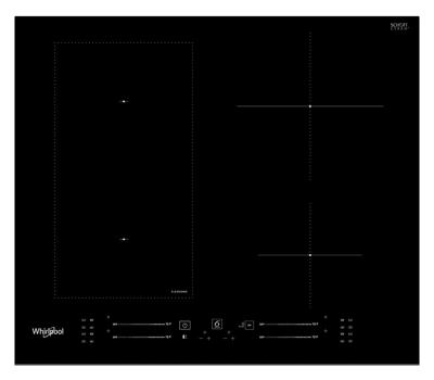Whirlpool WL S6960 BF Inductie kookplaat Zwart
