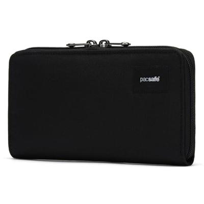 Pacsafe Portemonnee RFIDsafe Continental Wallet (b x h x d) 20 x 10 x 2 cm Zwart 11075130 Pacsafe Portemonnee RFIDsafe Continental Wallet (b x h x d) 20 x 10 x 2 cm Zwart 11075130