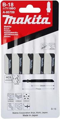 Makita Accessoires Decoupeerzaagblad B18 - T119BO | 5 stuks - A-85709